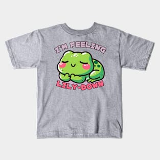 Tired frog Kids T-Shirt